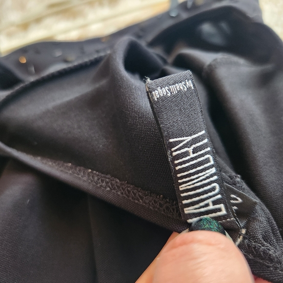 Black Spaghetti Strap Sheath Dress - Picture 4 of 5